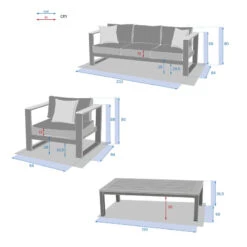Salon De Jardin Emperia 5p En Aluminium Et Acacia Hespéride 13 Salon De Jardin Emperia 5p En Aluminium Et Acacia Hespéride -ATMOS Boutique salon de jardin emperia 5p en aluminium et acacia hesperide 3