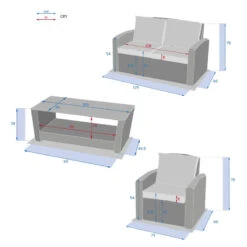Salon De Jardin Polynésia Coloris Havane Hespéride -ATMOS Boutique salon de jardin polynesia coloris havan hesperide 8