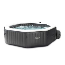 Spa Gonflable Intex Octogonal 6 Places Carbone -ATMOS Boutique spa gonflable intex octogonal 6 p new carbone 8