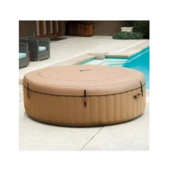 Spa Gonflable Sahara Rond 6 Places Intex -ATMOS Boutique spa gonflable intex rond beige 6 places 7