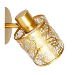 Spot Calathéa Métal Ajouré Doré Ostaria 8 Spot Calathéa Métal Ajouré Doré Ostaria -ATMOS Boutique spot calathea metal ajoure dore ostaria 2