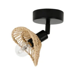 Spot Ozana En Métal Et Corde Ostaria -ATMOS Boutique spot ozana en metal et corde ostaria 3