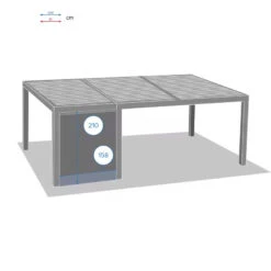 Store Semi-automatique Petit Modèle Pour Tonnelle Majaé Hespéride -ATMOS Boutique store semi automatique petit modele pour tonnelle majae hesperide 2