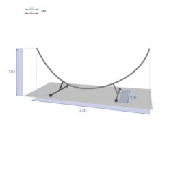 Support Hamac Demi-lune 3m30 Hespéride 7 Support Hamac Demi-lune 3m30 Hespéride -ATMOS Boutique support hamac l3m30 hesperide 3