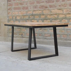 Table à Manger Bois Et Pieds Métal En U -ATMOS Boutique table a manger bois et pieds metal en u 4