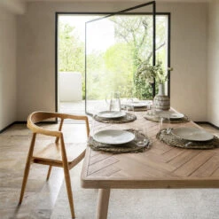 Table à Manger Extensible Bois D'acacia Aeris Atmosphera -ATMOS Boutique table a manger extensible bois d acacia aeris atmosphera 1 5