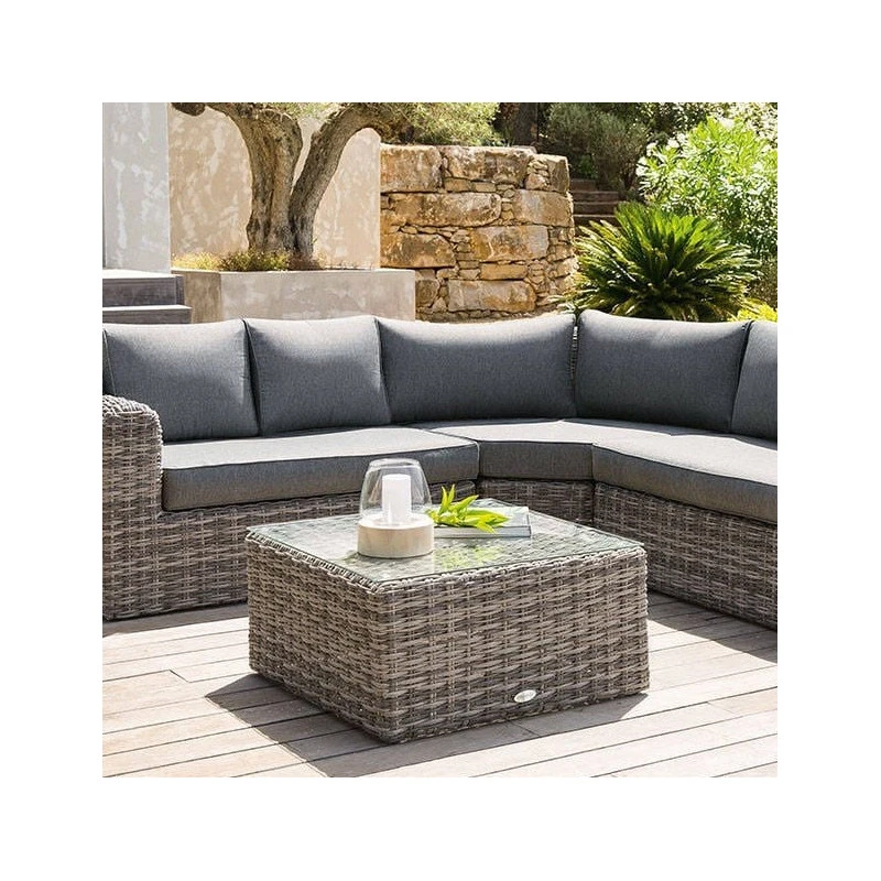 Table Basse Carrée Moorea Terre D'ombre Hespéride 2 Table Basse Carrée Moorea Terre D'ombre Hespéride – Image 2