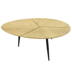 Table Basse Ovale Miller Pieds Métal -ATMOS Boutique table basse ovale miller pieds metal 4