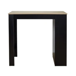 Table De Bar Avec étagères Et Plateau Bois -ATMOS Boutique table de bar avec etagere plateau bois 5