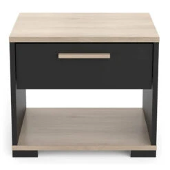 Demeyere Table De Chevet Izzy 1 Tiroir Noir Et Bois -ATMOS Boutique table de chevet izzy 1 tiroir noir et bois 3