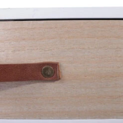 Table De Chevet Pieds Bois 1 Tiroir Blanc -ATMOS Boutique table de chevet pieds bois 1 tiroir blanc 5