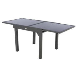 Table Piazza Extensible 8 Personnes Anthracite/graphite -ATMOS Boutique table piazza extensible 8 personnes anthracite graphite 1