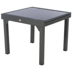 Table Piazza Extensible 8 Personnes Anthracite/graphite -ATMOS Boutique table piazza extensible 8 personnes anthracite graphite 2