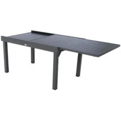 Table Rectangulaire Extensible Piazza 10 P. Graphite Hespéride -ATMOS Boutique table rectangulaire extensible piazza 10 personnes graphite hesperide 2