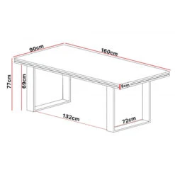 Table Salle Manger 160 Cm Marseille -ATMOS Boutique table salle manger 160 cm marseille 2