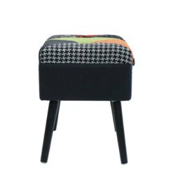 Tabouret Coffre Valise Patchwork Sur Pieds -ATMOS Boutique tabouret coffre valise patchwork sur pieds 5