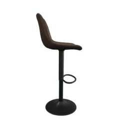 Tabouret De Bar Barcelona PU Brun Foncé -ATMOS Boutique tabouret de bar barcelona pu brun fonce 4
