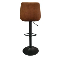 Tabouret De Bar Barcelona PU Cognac -ATMOS Boutique tabouret de bar barcelona pu cognac 2