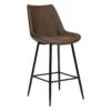 Tabouret De Bar Marron Cognac Olwen Atmosphera