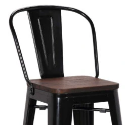 Tabouret De Bar Oscar Orme Antique Et Noir -ATMOS Boutique tabouret de bar victoria orme antique et noir 4
