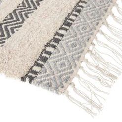 Tapis Coton à Franges Atmosphera -ATMOS Boutique tapis coton a franges atmosphera 4