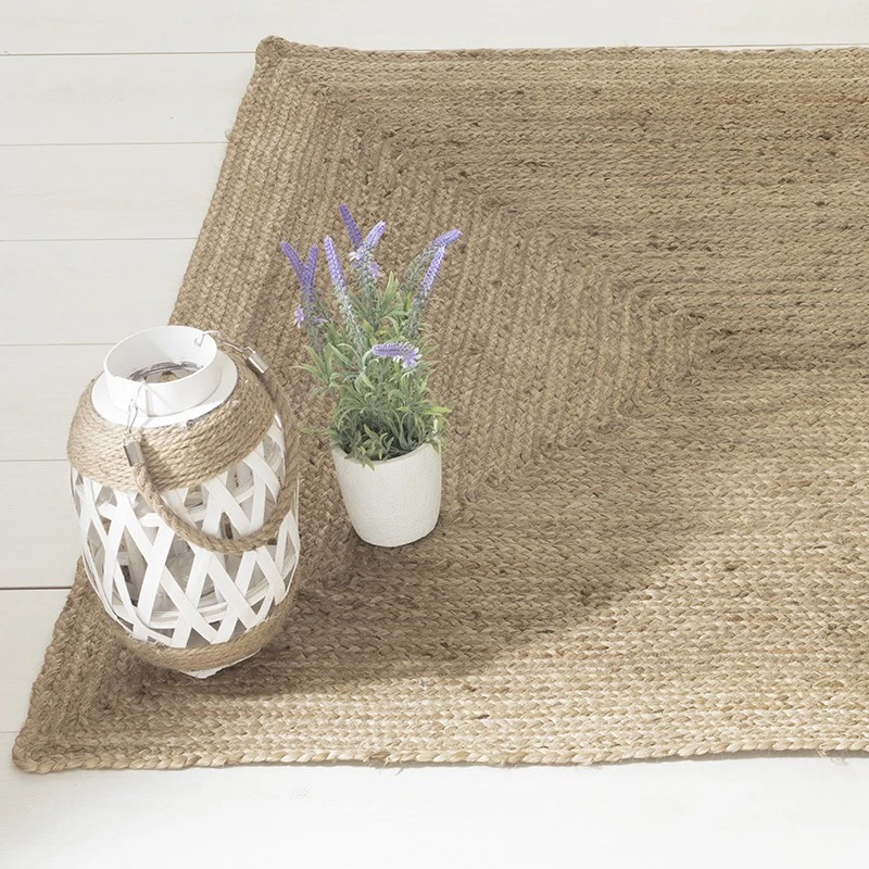 Tapis Jute Naturel Rectangulaire 120x170 Atmosphera 2 Tapis Jute Naturel Rectangulaire 120x170 Atmosphera – Image 2