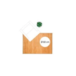 Tapis Latte Bambou 120x170cm Naturel Atmosphera -ATMOS Boutique tapis latte bambou 120x170cm naturel 2