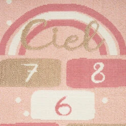 Tapis Marelle Rose 80x152 Cm Atmosphera -ATMOS Boutique tapis marelle rose 80x152 cm atmosphera 1 2