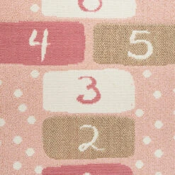 Tapis Marelle Rose 80x152 Cm Atmosphera -ATMOS Boutique tapis marelle rose 80x152 cm atmosphera 1 3