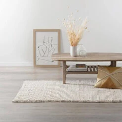 Tapis Mix Laine Et Coton 120x170 Atmosphera -ATMOS Boutique tapis mix laine et coton 120x170 atmosphera 1