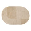 Tapis Ovale 160 X 235 Relief Beige Jana Atmosphera