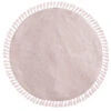 Tapis Rose D90 à Franges Atmosphera