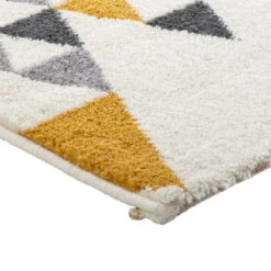 Tapis Triangle 120x170 Ilan Moutarde Atmosphera -ATMOS Boutique tapis triangle 120x170 ilan moutarde atmosphera 2