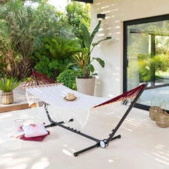 Toile Hamac Ethnique Franges 2 M Hespéride -ATMOS Boutique toile hamac ethnique franges 2 m hesperide 3