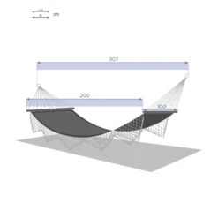 Toile Hamac Ethnique Franges 2 M Hespéride -ATMOS Boutique toile hamac ethnique franges 2 m hesperide 4