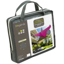 Toile Solaire 3x3x3m Curacao Gris Hespéride -ATMOS Boutique toile solaire 3x3x3m luxe hesperide curacao gris 3