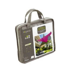 Toile Solaire 5x5x5m Curacao Taupe Hespéride -ATMOS Boutique toile solaire 5x5x5m luxe hesperide curacao taupe 3