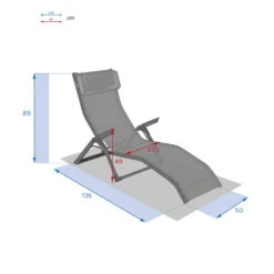 Transat 2 Positions Olive / Graphite Decima Hespéride -ATMOS Boutique transat 2 positions olive graphite decima hesperide 6