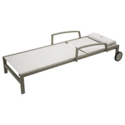 Transat Ocala Inclinable Noisette/tonka Hespéride -ATMOS Boutique transat ocala inclinable coloris noisette taupe hesperide 3