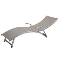 Transat Samba Pliable Et Empilable Taupe Hespéride -ATMOS Boutique transat samba pliable et empilable taupe hesperide 4