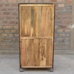 Vitrine 2 Portes 4 Niveaux Manguier -ATMOS Boutique vitrine 2 portes 4 niveaux manguier 2