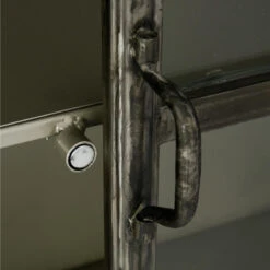 Vitrine Bibliothèque Broc Métal Noir Atmosphera -ATMOS Boutique vitrine bibliotheque broc metal noir atmosphera 3